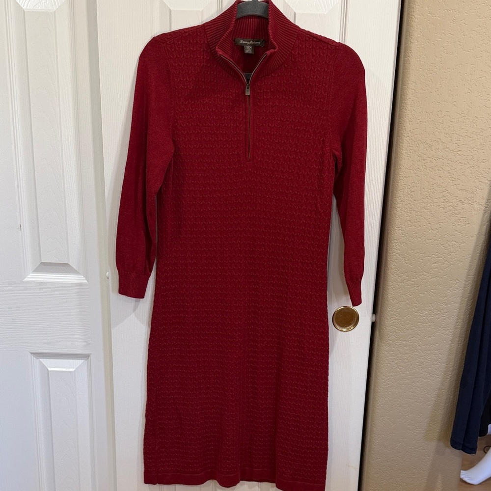 Tommy Bahama Pickford Cable half-zip sweater Dress size medium - Picture 1 of 10